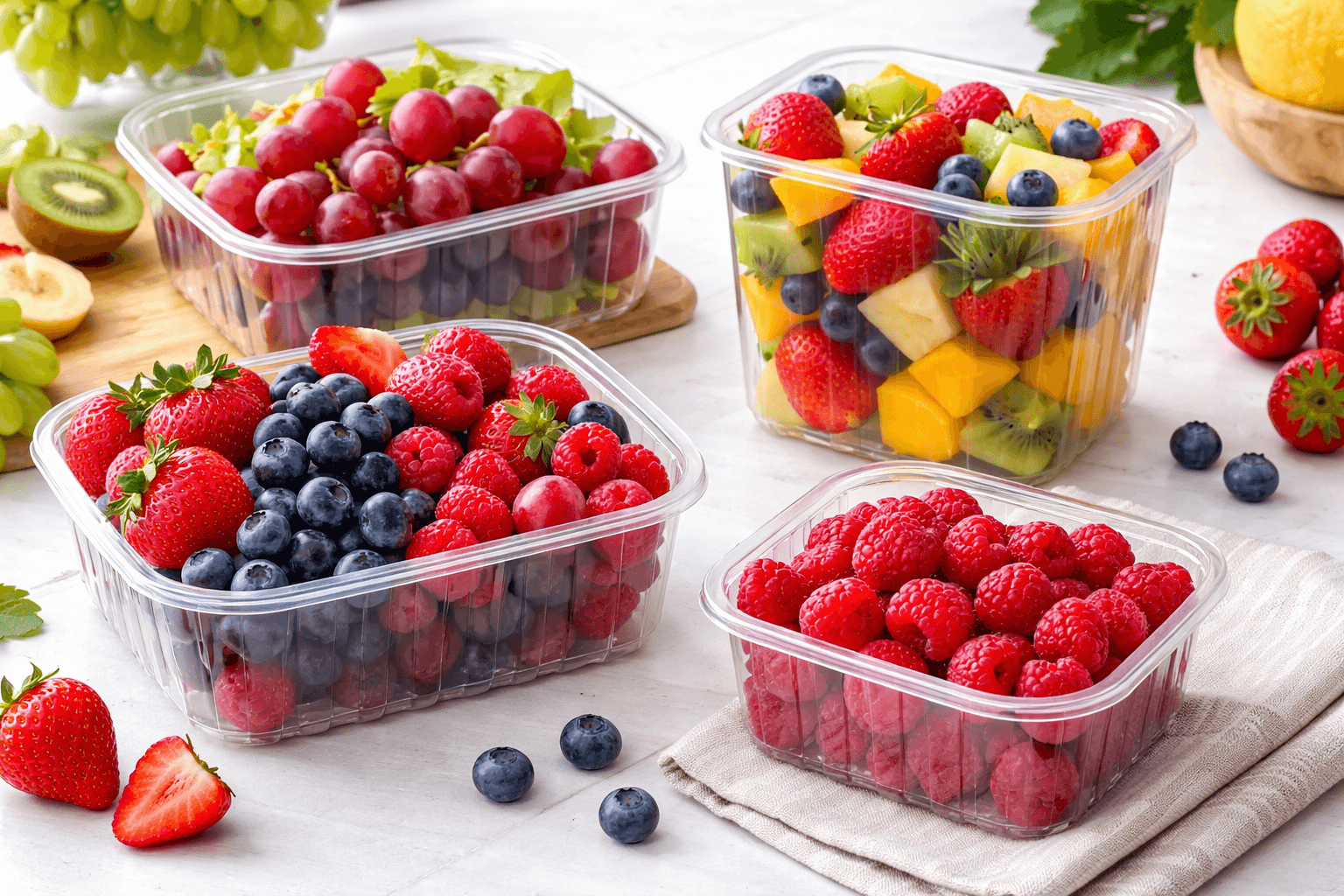 clear fruit punnet clear fruit punnet