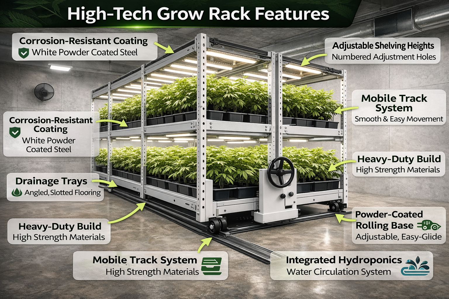 026 Cannabis Veg Room Design | Vertical Racking System Optimization Vertical Veg Room Design