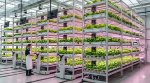 Thump mobile grow rack vertical farming efficiency.jpg